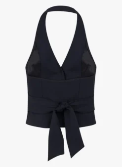 KOOKAI Nauwsluitende Top Met V-hals | Zwart -Kleding Winkel 4268790