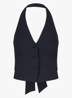 KOOKAI Nauwsluitende Top Met V-hals | Zwart -Kleding Winkel 4269254