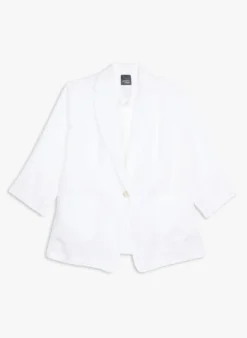 PERSONA CARACAS - Linnen Jasje Met Reverskraag | Wit 7 PERSONA CARACAS - Linnen Jasje Met Reverskraag | Wit -Kleding Winkel 4270191