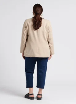 Vero Moda Curve ESME - Blazer Met Overslag | Groen -Kleding Winkel 4280217