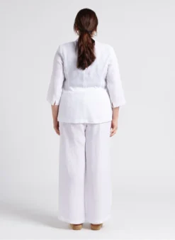 PERSONA CARACAS - Linnen Jasje Met Reverskraag | Wit 9 PERSONA CARACAS - Linnen Jasje Met Reverskraag | Wit -Kleding Winkel 4280253