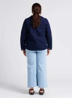 Armor-Lux HERITAGE - Vissersjack Met Houten Knopen | Blauw -Kleding Winkel 4280377