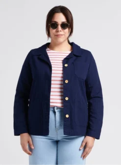 Armor-Lux HERITAGE - Vissersjack Met Houten Knopen | Blauw