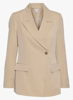 Vero Moda Curve ESME - Blazer Met Overslag | Groen -Kleding Winkel 4280507