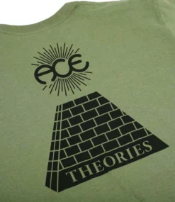 ACE TRUCKS Theoramid T-Shirt - Military Green -Kleding Winkel ace trucks theoramid t shirt military green 3