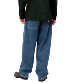 CARHARTT Brandon Pant - Blue/Stone Washed -Kleding Winkel carhartt brandon pant blue stone washed 2