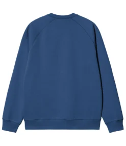 CARHARTT Chase Sweat - Liberty/Gold -Kleding Winkel carhartt chase sweat liberty gold 2