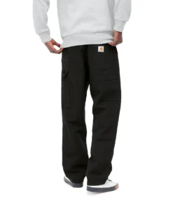 CARHARTT Double Knee Pant - Black/Rinsed -Kleding Winkel carhartt double knee pant black rinsed 2