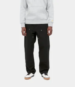 CARHARTT Double Knee Pant - Black/Rinsed -Kleding Winkel carhartt double knee pant black rinsed 3