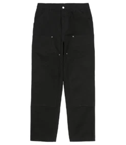 CARHARTT Double Knee Pant - Black/Rinsed -Kleding Winkel carhartt double knee pant black rinsed 5