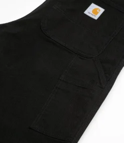 CARHARTT Double Knee Pant - Black/Rinsed -Kleding Winkel carhartt double knee pant black rinsed 7