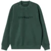 CARHARTT Duster Sweat - Discovery Green/Garment Dyed