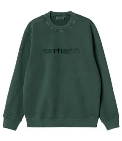 CARHARTT Duster Sweat - Discovery Green/Garment Dyed
