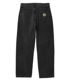 CARHARTT Landon Pant - Black/Heavy Stone Wash -Kleding Winkel carhartt landon pant black heavy stone wash 2