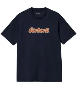 CARHARTT Liquid Script T-Shirt - Blue