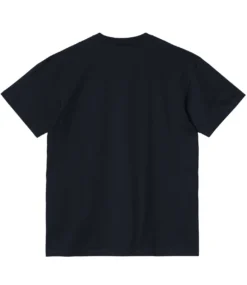 CARHARTT S/S Chase T-Shirt - Dark Navy/Gold -Kleding Winkel carhartt s s chase t shirt dark navy gold 3
