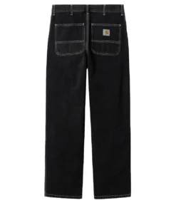 CARHARTT Simple Pant - Black/Heavy Stone Wash -Kleding Winkel carhartt simple pant black heavy stone wash 5