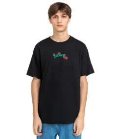 ELEMENT Hirotton Botanical T-Shirt - Flint Black -Kleding Winkel element hirotton botanical t shirt flint black 2