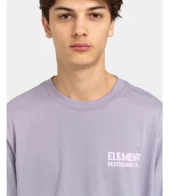 ELEMENT Never Tees - Lavender Gray -Kleding Winkel element never tees lavender gray 2