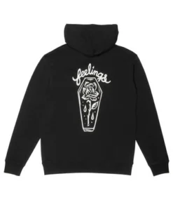 FEELINGS Coffin Hoodie - Black