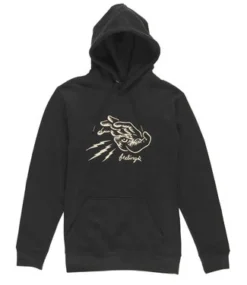 FEELINGS Hand Hooded Sweatshirt - Black