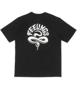 FEELINGS Snake T-Shirt - Black