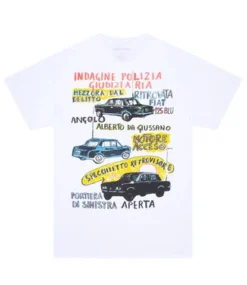 FUCKING AWESOME Car Explosion T-Shirt - White