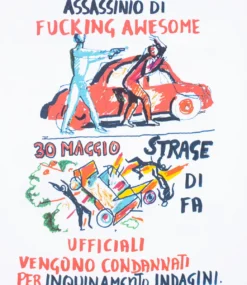 FUCKING AWESOME Car Explosion T-Shirt - White -Kleding Winkel fucking awesome car explosion t shirt white 4