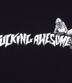 FUCKING AWESOME Muerto T-Shirt Black - Black -Kleding Winkel fucking awesome muerto t shirt black black 2