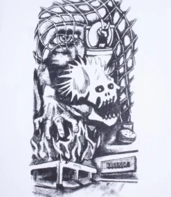 HOCKEY Mere Mortal T-Shirt - White -Kleding Winkel hockey mere mortal t shirt white 2