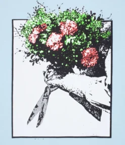 HOCKEY Roses T-Shirt - Light Blue -Kleding Winkel hockey roses t shirt light blue 2