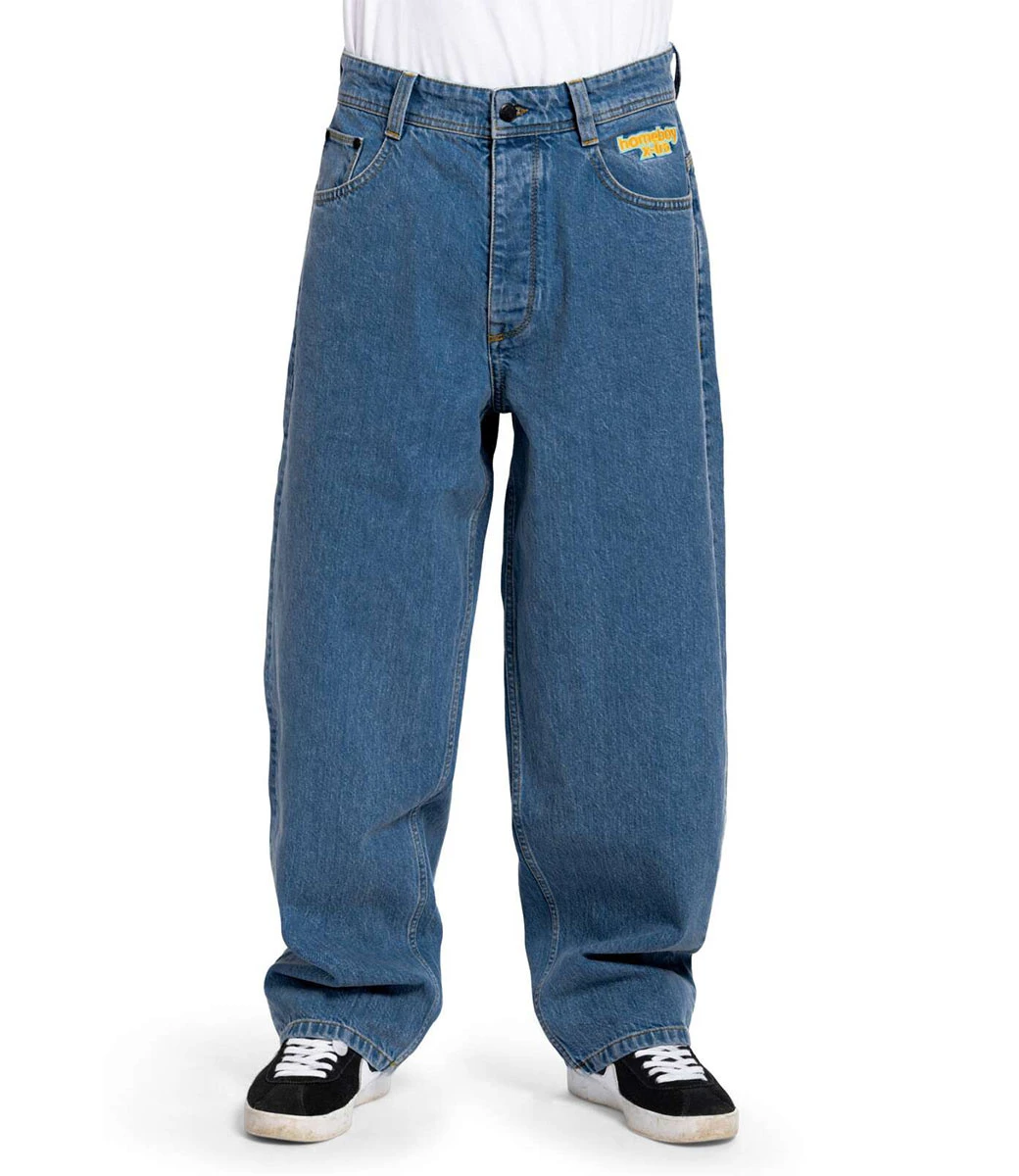 HOMEBOY X-Tra Monster Denim - Washed Blue 2 HOMEBOY X-Tra Monster Denim - Washed Blue - Afbeelding 2