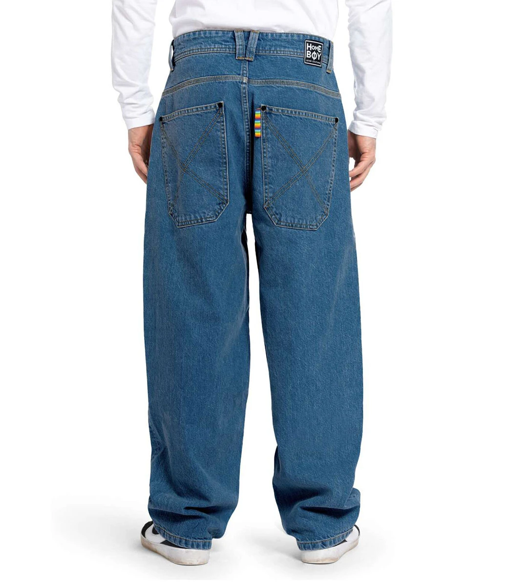 HOMEBOY X-Tra Monster Denim - Washed Blue 3 HOMEBOY X-Tra Monster Denim - Washed Blue - Afbeelding 3