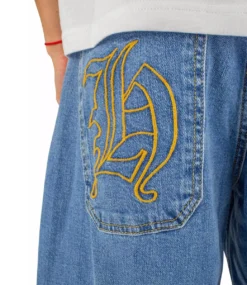 HOMEBOY X-Tra Monster Gothic Denim - Moon -Kleding Winkel homeboy x tra monster gothic denim moon 4