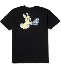 HUF Bad Hare Day T-Shirt - Black -Kleding Winkel huf bad hare day t shirt black 2