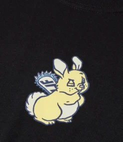 HUF Bad Hare Day T-Shirt - Black -Kleding Winkel huf bad hare day t shirt black 3