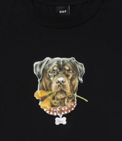 HUF Big Poppy T-Shirt - Black -Kleding Winkel huf big poppy t shirt black 2
