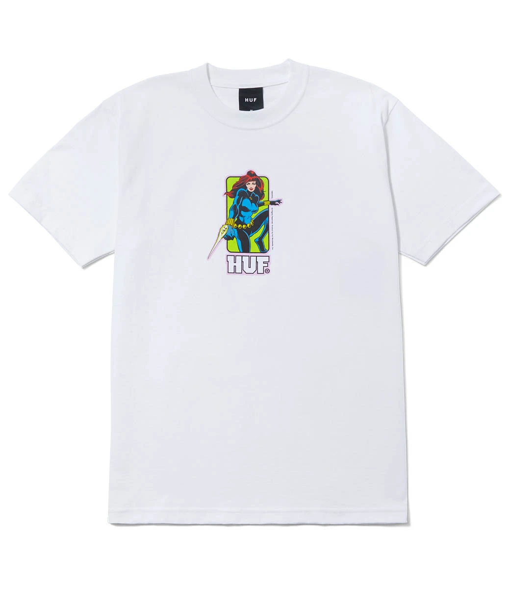 HUF Black Widow S/S Tee - White 2 HUF Black Widow S/S Tee - White - Afbeelding 2