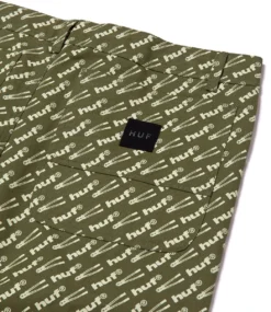 HUF Breaker Boyd Pant - Olive -Kleding Winkel huf breaker boyd pant olive 4