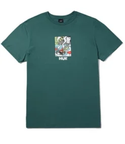 HUF Burning Away T-Shirt - Pine