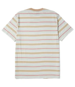 HUF Cheshire Stripe Knit Top - Cream 10 HUF Cheshire Stripe Knit Top - Cream -Kleding Winkel huf cheshire stripe knit top cream 3