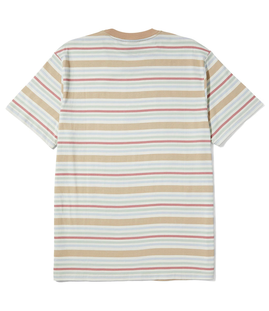HUF Cheshire Stripe Knit Top - Cream 4 HUF Cheshire Stripe Knit Top - Cream - Afbeelding 4