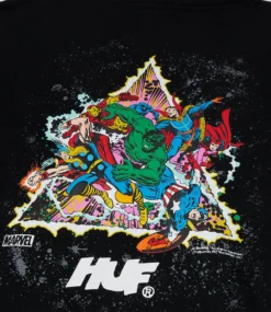 HUF Cosmic Assemblage P/O Hoodie - Black -Kleding Winkel huf cosmic assemblage p o hoodie black 2