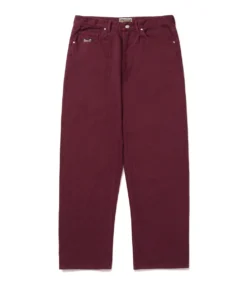 HUF Cromer Signature Pant - Wine -Kleding Winkel huf cromer signature pant wine 3