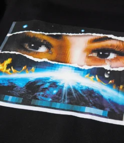 HUF Digital Domain Hoodie - Black -Kleding Winkel huf digital domain hoodie black 3