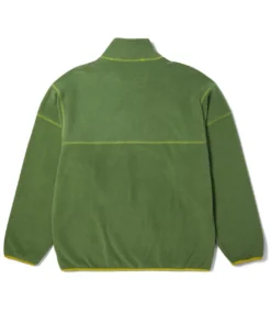 HUF Elysian Quarter Zip Fleece - Avocado -Kleding Winkel huf elysian quarter zip fleece avocado 3