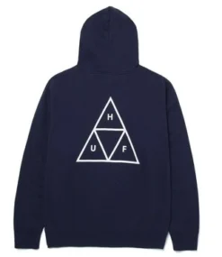 HUF Essentials Tt P/O Hoodie - Navy