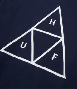 HUF Essentials Tt P/O Hoodie - Navy -Kleding Winkel huf essentials tt p o hoodie navy 4