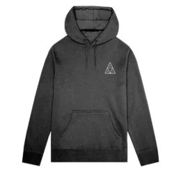 HUF Essentials Tt Pullover Hoodie - Black -Kleding Winkel huf essentials tt pullover hoodie black 2