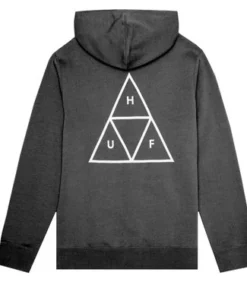 HUF Essentials Tt Pullover Hoodie - Black